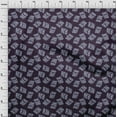 thumbnail image 4 of oneOone Viscose Chiffon Purple Fabric Skull Sewing Material Print Fabric By The Yard 42 Inch Wide-aB, 4 of 5