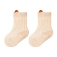 thumbnail image 2 of Xijirk Solid Cable Knit Crew Socks Breathable Textured Ankle Socks Unisex Summer 0-6 Months, 2 of 3