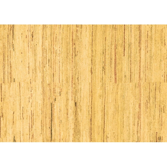 Ahgly Company Indoor Rectangle Solid Brown Modern Area Rugs, 2' x 4'