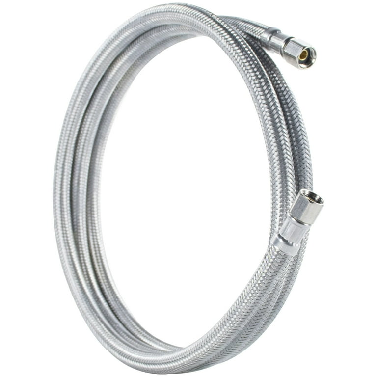 Certified Appliance IM72SS Refrigerator Ice Maker Connector, 6ft Silver 