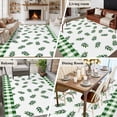 thumbnail image 5 of 6'x9' Area Rugs, Botanical Leaf Indoor Outdoor Area Rug for Living Room Bedroom, Green Buffalo Plaid Checkered Country Washable Bathroom Rugs Kitchen Floor Carpet Mats Home Decor Aesthetic, 5 of 8