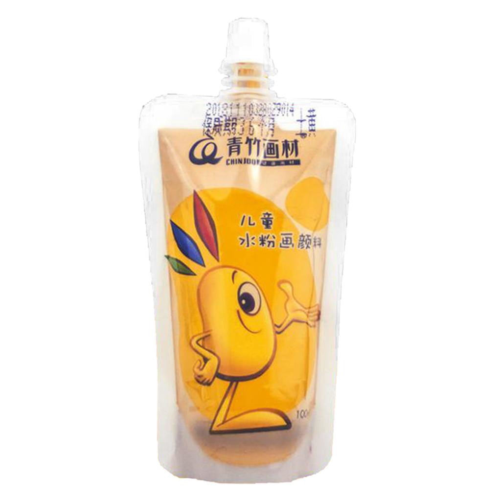 FVDPWYE Artist Kids Washable Gouache Paints Opaque Pigments for Watercolor Painting Wall Yellow