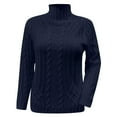 thumbnail image 4 of Winterl Sweaters for Women Fall Outfits for Women 2025 Casual Slim Fit Solid Color Pullover Sweater Soft Comfortable Everyday Wear Turtleneck Long Sleeve Knit Top for Fall Winter Season, 4 of 5