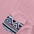 thumbnail image 7 of TKKCS Mens Short Sleeve T-Shirt with Print Pocket- Summer Casual Pullover Lightweight Breathable Crew Neck Tees Pink Size M, 7 of 7