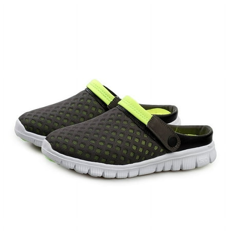 

Men s Women s Light Weight Breathable Mesh Fabric Non-Slip Garden Sandals Quick-Drying Beach Slippers Clogs Mules Shoes
