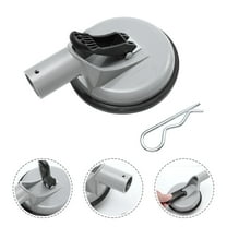 Masteelf  Flag Pole Base Suction Cup No Drill Mount Flagpole Poles Cups Miss Black