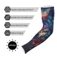 thumbnail image 5 of ALAZA Nebula Wolf Head UV Sun Protection Arm Sleeves UPF 50+ Compression Cooling Sleeve 1 Pair, 5 of 7