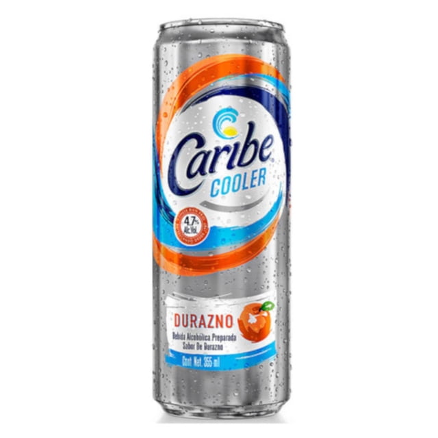 Pack de 24 Licor Caribe Cooler Durazno 355 ml Caribe Cooler Durazno