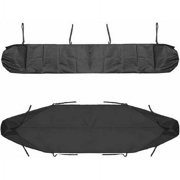 HWZWT Winter waterproof protection black 4m dustproof protective cover awning storage cover suitable for terrace awning awning cover bag