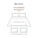 thumbnail image 4 of Edredón Ligero Pinsonic Doble Vista con Fundas de Almohada Esquimal (Antartida, Matrimonial), 4 of 7