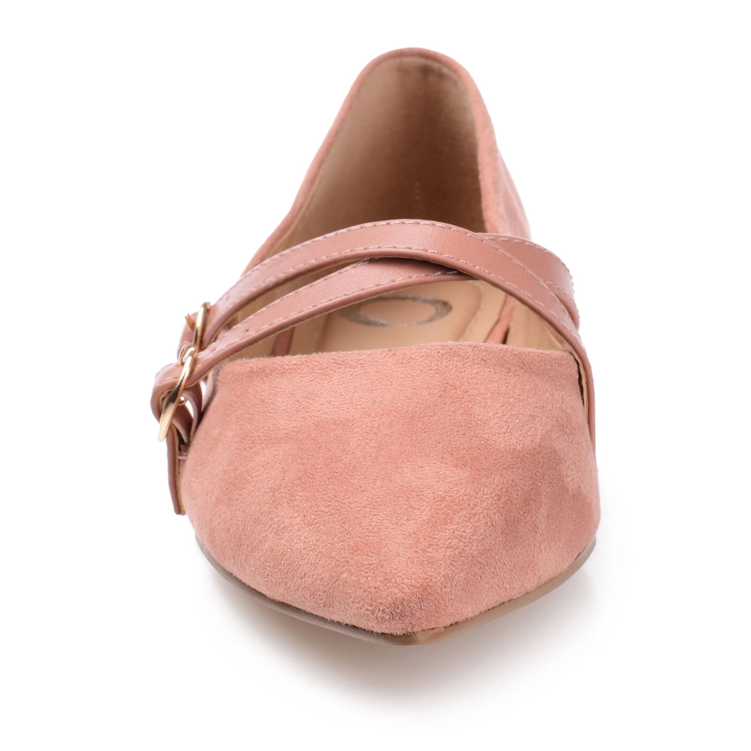 Journee Womens Patricia Slip On Pointed Toe Ballet Flats, Widths Available