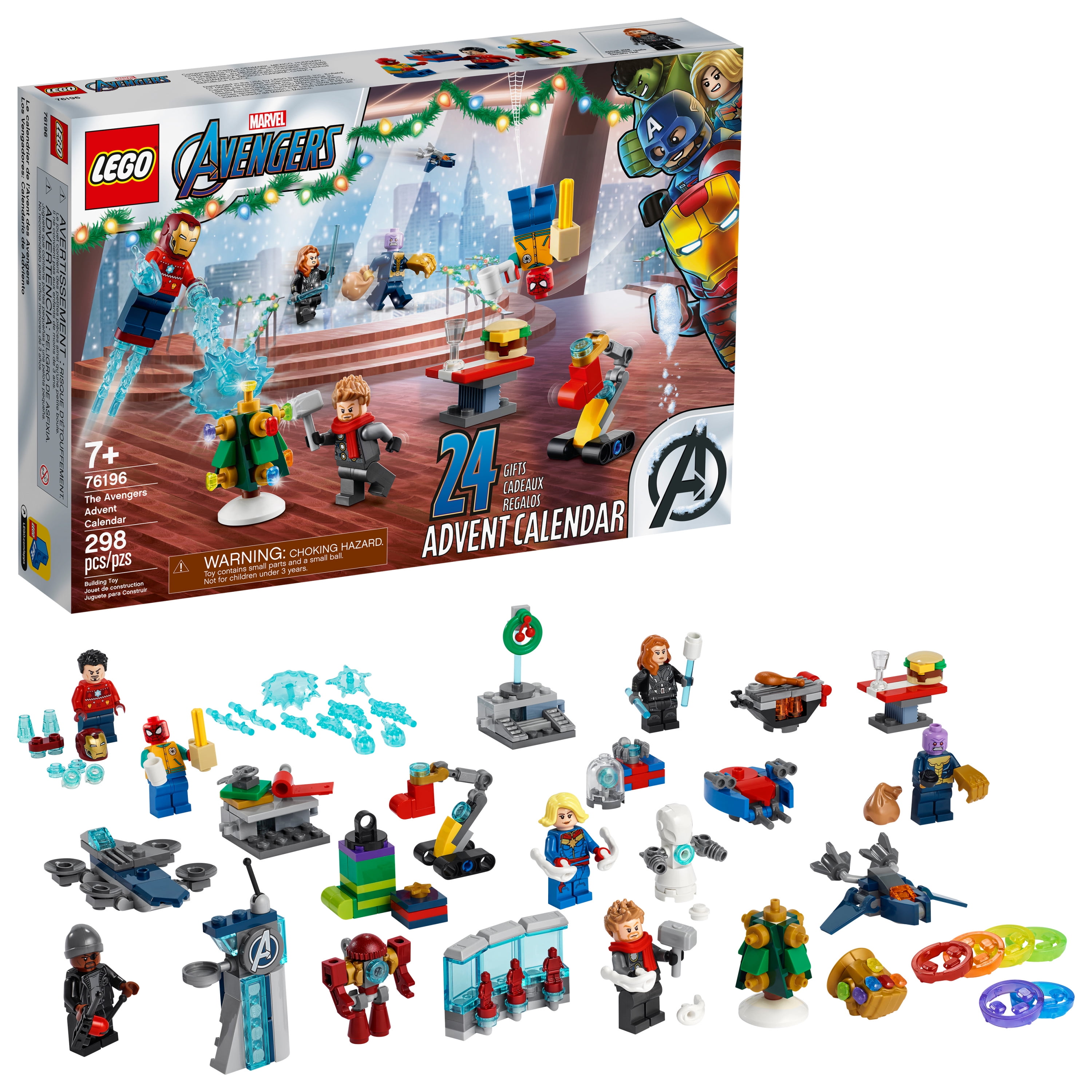 LEGO Marvel The Avengers Advent Calendar 76196 Building Toy for Fans of