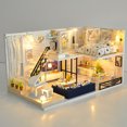 thumbnail image 3 of Kit Casa Muñecas en Miniatura Habitación Con Música/cubierta Antipolvo/luz, 3 of 9