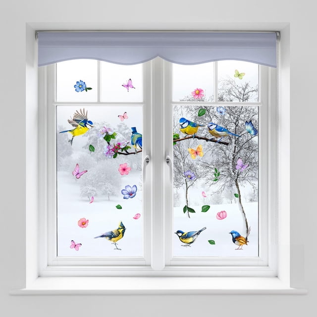 Pegatina de pared con forma de pájaro perfecl Calcomanía de pared PVC 30 cm x 60 cm