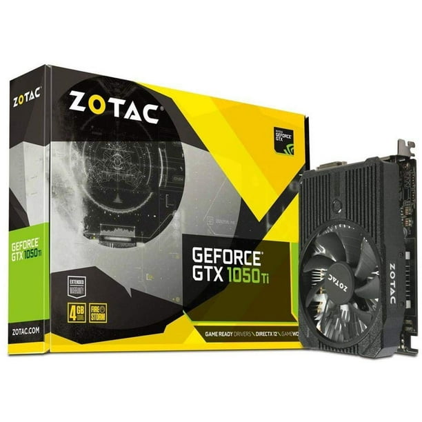 Zotac Geforce Gtx 1050 Ti Mini 4gb Gddr5 Displayport Hdmi Dual Link Dvi I Super Compact Whisper Quiet Game Ready Graphics Card Zt Pa 10l Walmart Com Walmart Com