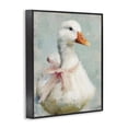 thumbnail image 2 of Stupell Industries Cottage Soft Pink Bow Goose Black Framed Giclee Art, 11 x 14, by LSR Design Studio, 2 of 8