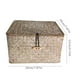 thumbnail image 2 of Worallymy, 2 uds., cesta de almacenamiento de cubo tejida a mano de algas marinas, contenedor organizador de maquillaje tejido con tapa Worallymy JD735799724, 2 of 7
