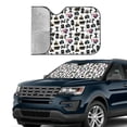 thumbnail image 2 of Yiaed Cool Camera Print Car Windshield Sunshade Front Auto Car Front Window Sun Shade Foldable Sun Visor Shield Cover Auto Accessories for Sedan SUV Truck-Small, 2 of 5