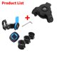thumbnail image 1 of Soporte de teléfono para motocicleta y bicicleta, accesorio de seguridad con bloqueo cuádruple, giratorio de 360 ° para Xiaomi y iPhone Fivean unisex, 1 of 2