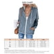 thumbnail image 5 of Sudadera con capucha informal para mujer, manga larga, con cremallera, bolsillo con cordón, ajuste holgado, para exteriores, 5 of 5