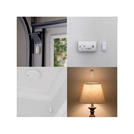 Arlo - Home Security System with Wired Keypad Sensor Hub and (2) 8-in-1 Sensors - White