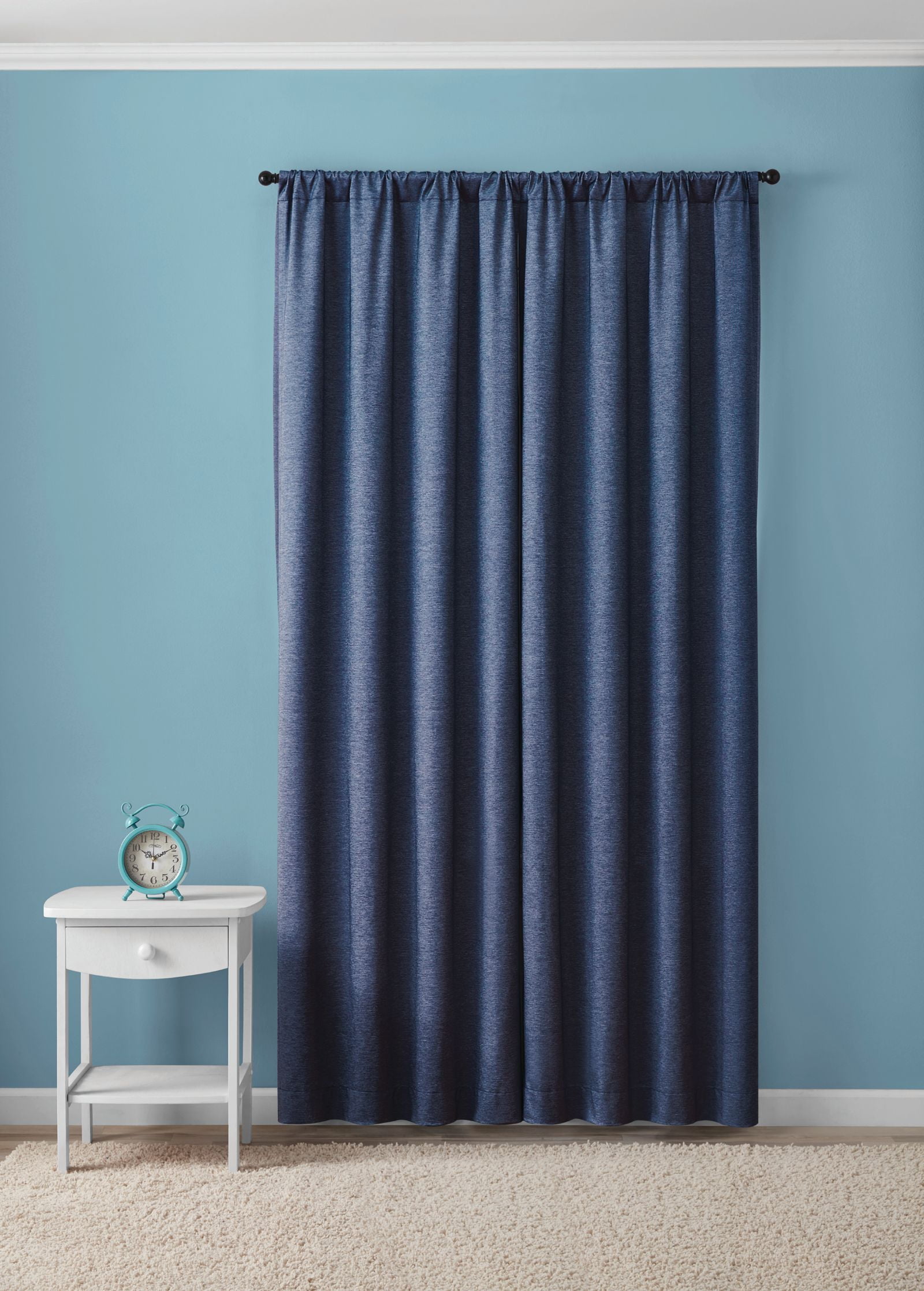 Your Zone Chambray Blackout Window Curtains Your Zone Chambray Blackout Window Curtains