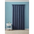 thumbnail image 5 of Your Zone Blackout Curtain Panel Pair, Set of 2, Chambray Blue, 38"W x 84"L, 5 of 8