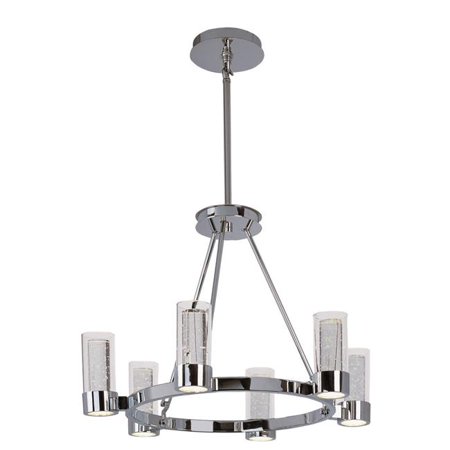 

18 x 27.25 in. Sync LED 6-Light Chandelier Polished Chrome