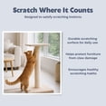 thumbnail image 3 of TRIXIE Espejo 27" Sisal Cat Scratching Post with Plush Platform, Beige, 3 of 5