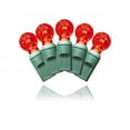 thumbnail image 1 of Winterland S-35G12RE-4G G12 Red LED Light Set With In-Line Rectifer On Green Wire, 1 of 1