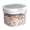 thumbnail image 2 of Airtight Lock Food Container Drop-resistant Durable Sealed Jars for Flour Sugar Pasta Snacks - 1.8L, 2 of 3