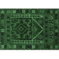 thumbnail image 1 of Ahgly Company Indoor Rectangle Persian Emerald Green Traditional Area Rugs, 2' x 3', 1 of 4