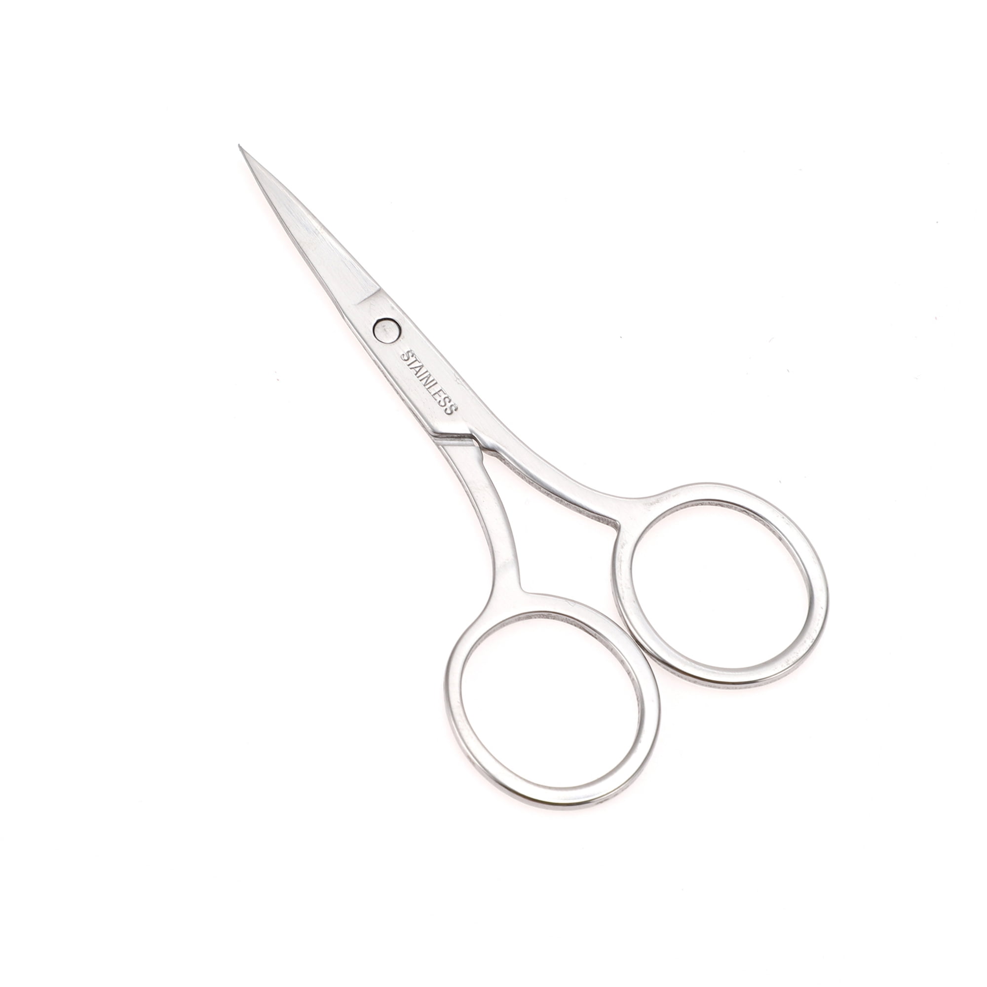 Unique Bargains 1 Pc 2.0 Embroidery Scissors Grooming Bathroom Silver Tone