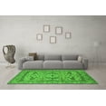 thumbnail image 3 of Ahgly Company Indoor Rectangle Oriental Green Industrial Area Rugs, 2' x 5', 3 of 4