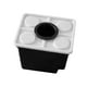 thumbnail image 3 of Cubo de cultivo hidropónico, maceta para cultivo en aguas profundas, accesorio para invernadero, jardinera de crecimiento, cubo para plantas de Negro con tapa de 1 agujero, 3 of 8