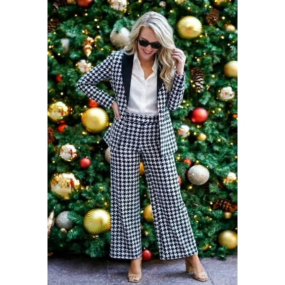 The Sophistication - Shinesty Houndstooth Women's Suit 2