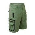 thumbnail image 4 of ZHOGXU Mens Shorts Versatile Loose Fit Zipper Breathable With Pocket Comfortable Everyday Wear, 4 of 7
