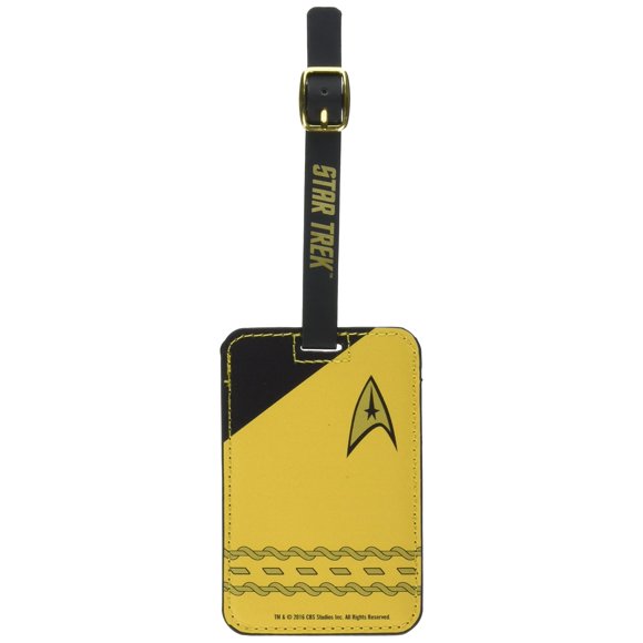 Etiqueta de equipaje Star Trek The Original Series Uniform Gold