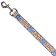 thumbnail image 3 of Star Wars Pet Leash, Dog Leash, Star Wars The Clone Wars Ahsoka Tano Text White Blue Orange, 4 Feet Long 0.5 Inch Wide, 3 of 4