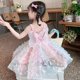 thumbnail image 2 of Falda de princesa para niñas, falda de verano con lazo de colores a juego con arcoíris, vestido para niñas, 2 of 4