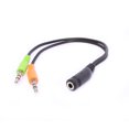 thumbnail image 1 of axGear 3.5mm Cell Phone Headset to Computer Splitter Adapter Use Headset on Computer, 1 of 3