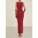 thumbnail image 2 of Vestido midi PRETTYGARDEN, ajustado fruncido de verano 2025 para mujer, 2 of 9