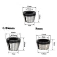 thumbnail image 3 of Woodworking Router Collet Adapter Set - Carbon Steel Chuck Sleeve with Nut for 6mm, 1/4 Inch (6.35mm), 8mm Milling Cutters - Universal Fit for LAVIE & Similar Trimmers - Easy Installation for, 3 of 6