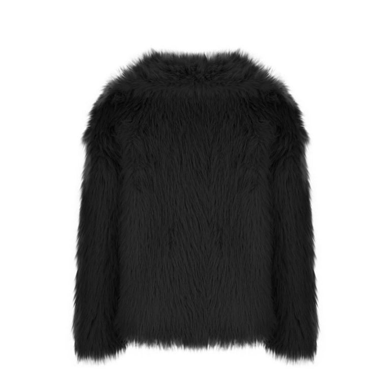 VBVC No Boundarie Women's Fuzzy Faux Fur Coats,Oversized Shawl