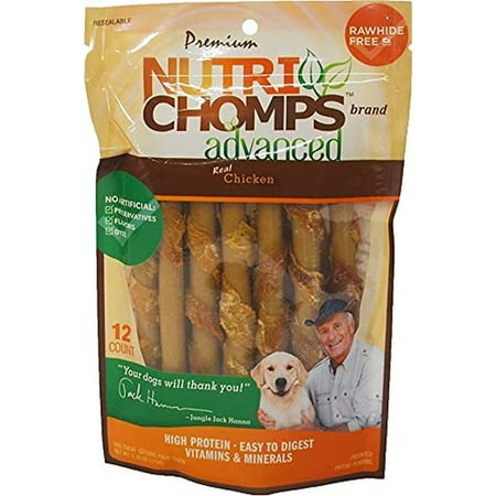 UPC: 0015958989062 | Nutri Chomps Wrapped Twist Dog Treat Assorted Flavors