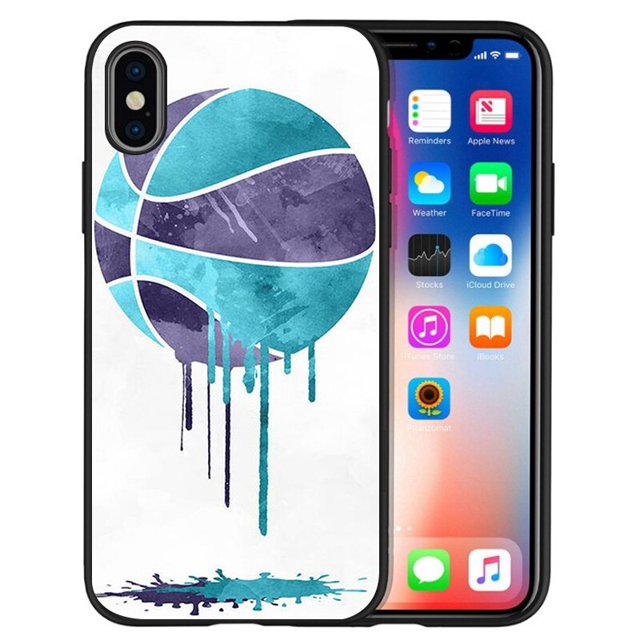 Coque de téléphone en silicone noir avec motif de basket-ball, étui de protection pour iPhone 12 Poly XS Max 5 5S SE 2020 6 6S PLUS 7 8 X 11Pro Max 11 qiuyongming unisex