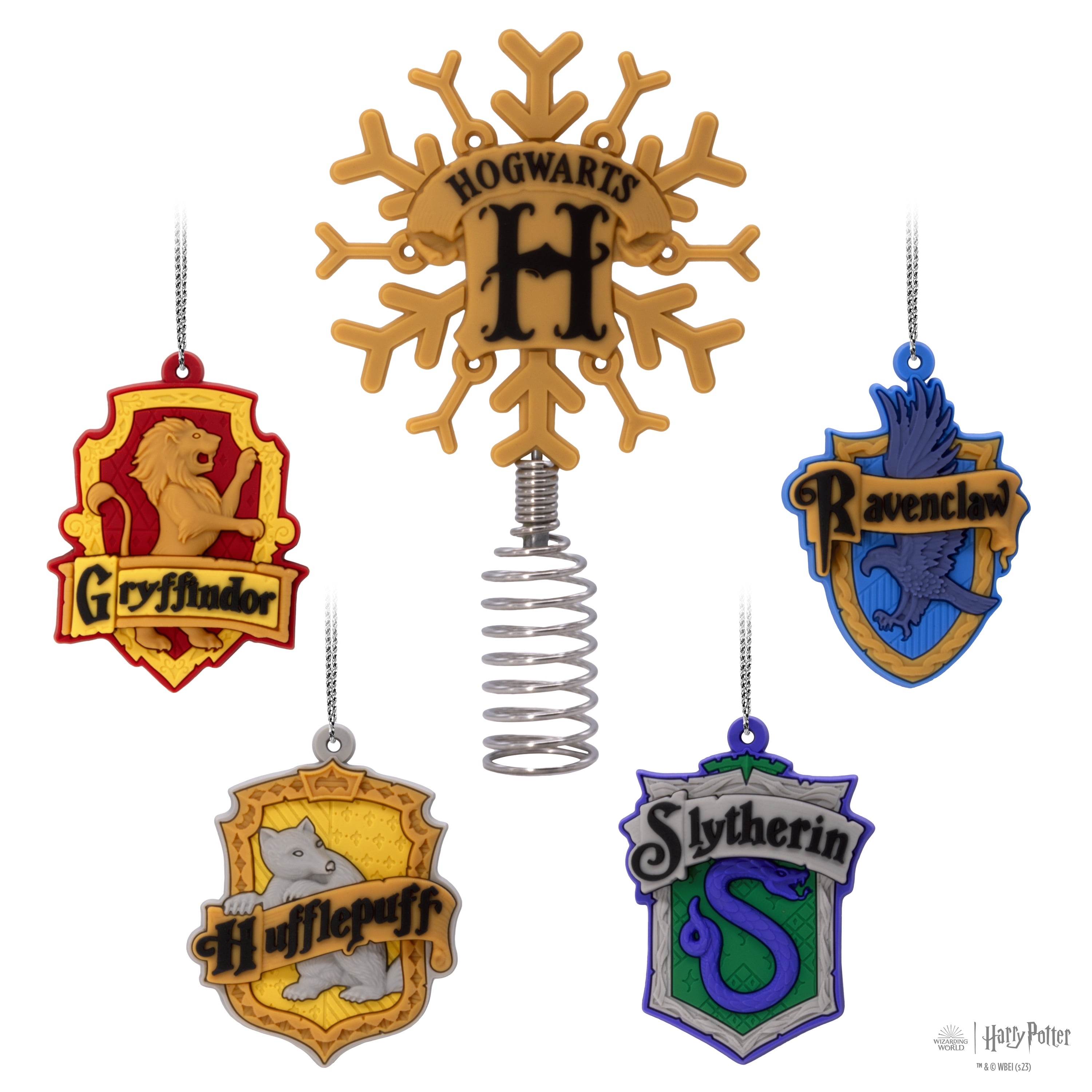 Hallmark Harry Potter Mini Christmas Tree Topper and Ornaments, Set of 5