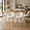Beige 4 PCS, variant on Homy Casa Counter Height Bar Stools Set of 3, 360° Swivel Kitchen Island Chairs, Beige