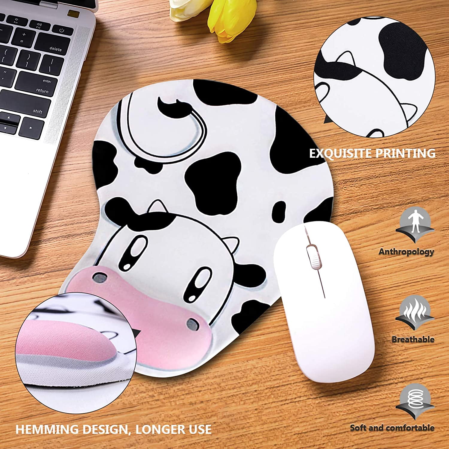 Pain Relief Easy Typing Sponge Keyboard Wrist Rest Keyboard and Mouse Wrist Rest