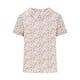 thumbnail image 4 of Blusas de Manga Corta para las Mujeres Cuello de Muñeca Lindo Lino Algodón, Impreso Suelto Camiseta para el Uso Casual, Diario Y de Verano, 4 of 4